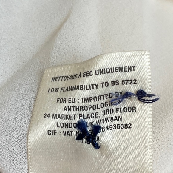 Anthropologie Paper Crown Efflorescence Swing Smock Dress Red Women’s Size PS - Picture 6 of 10